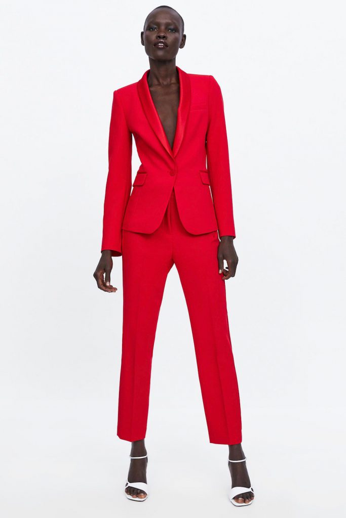 Zara Red Suit