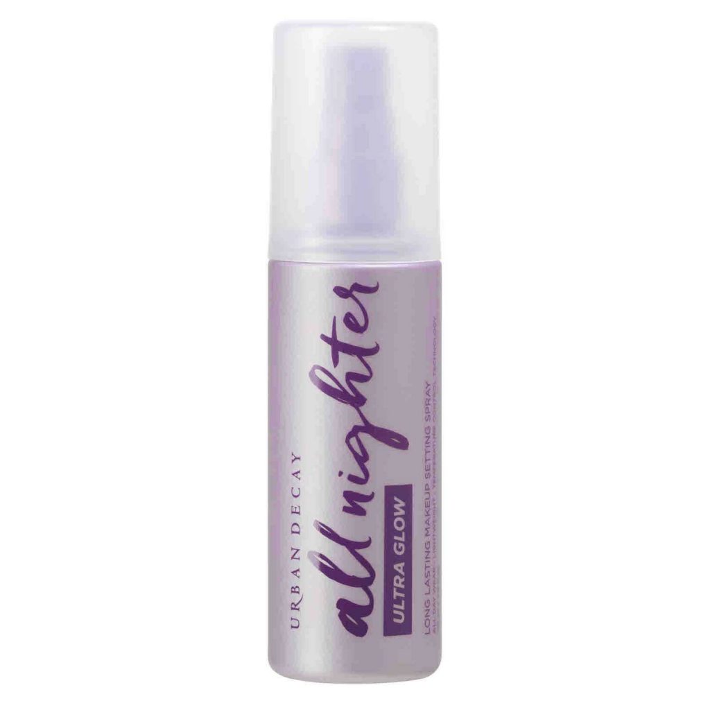 URBAN DECAY All URBAN DECAY All Nighter Setting Spray Ultra Glow( 118ml ) £26.00 at Cult BeautySetting Spray Ultra Glow( 118ml ) £26.00 at Cult Beauty