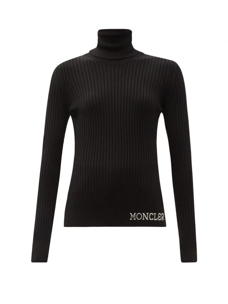 MONCLER Ciclista roll-neck ribbed wool top £355