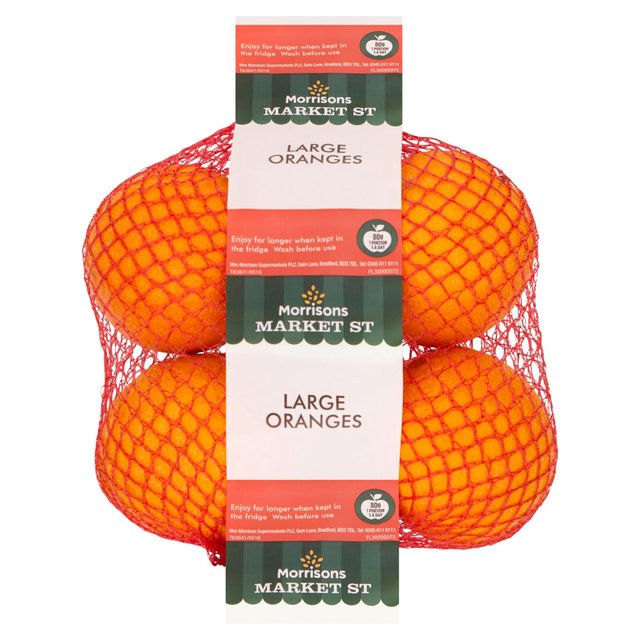 Morrisons Large Oranges 4 per pack