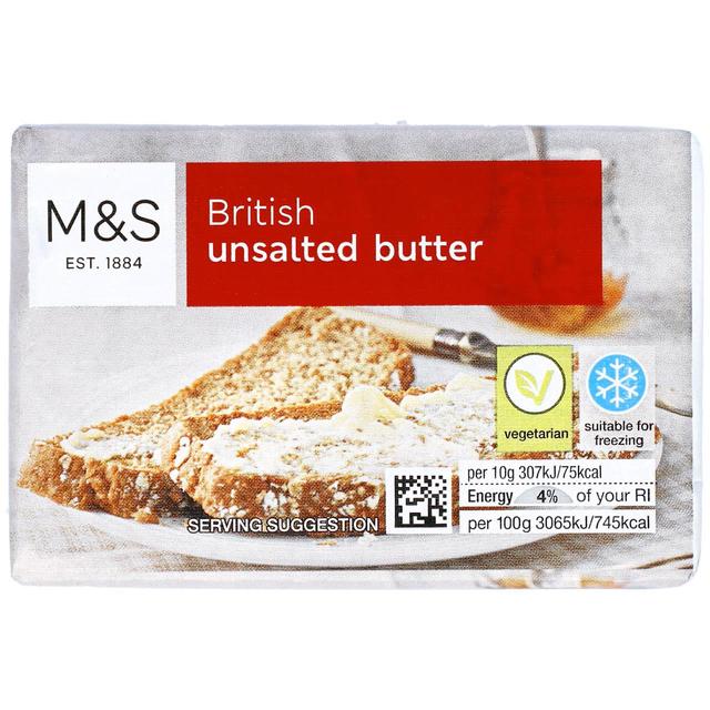 M&S British Unsalted Butter 250g