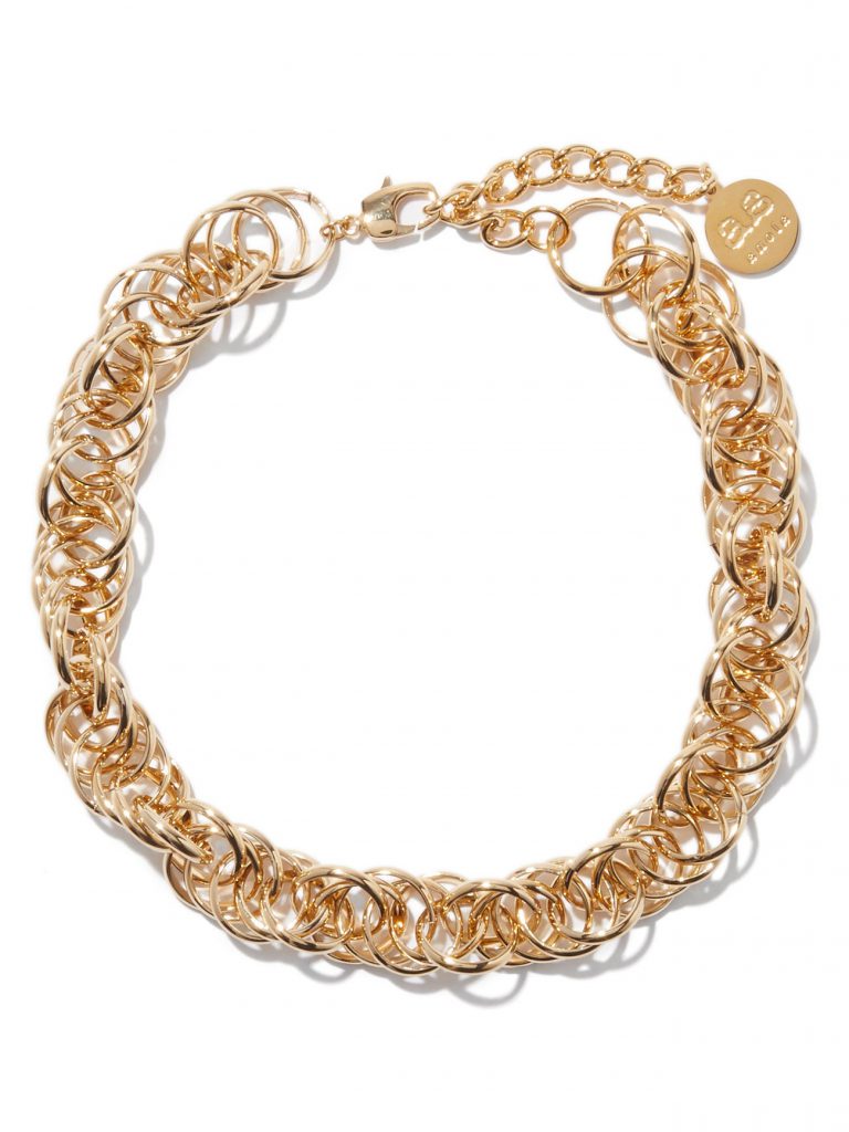 BY ALONA Celeste 18kt gold-plated chain-link necklace £225