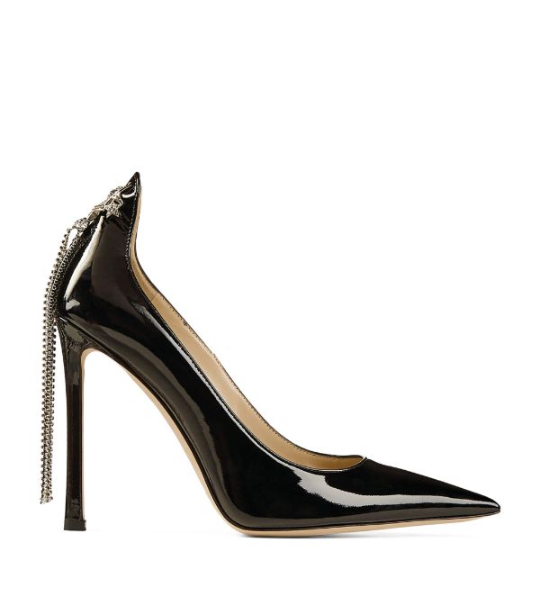 JIMMY CHOO Spruce 110 Patent Leather Pumps £750