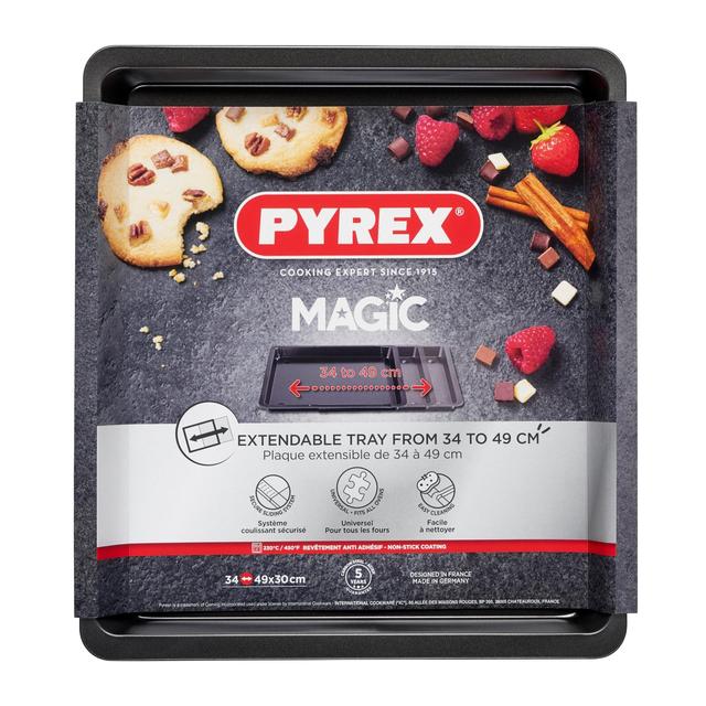 Pyrex Extendable Baking Tray, 34-49cm by 30cm