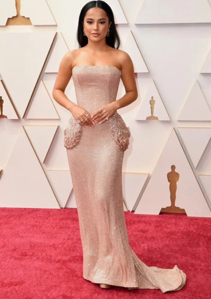 Becky G at the 2022 Oscars