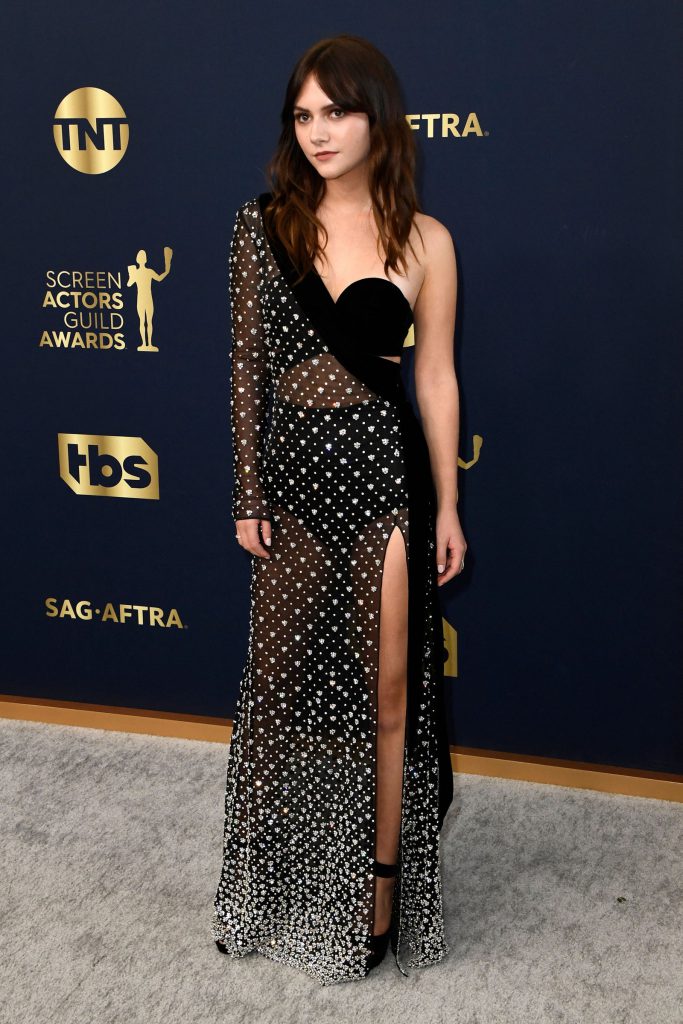 Emilia Jones in Givenchy Haute Couture at 2022 SAG Awards