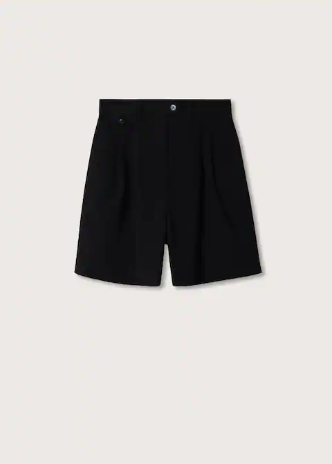 Lyocell button shorts £35.99
